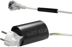 Rurka termokurczliwa grubościenna HellermannTyton HA67-50,8/8,3-PEX-, 6:1, czarna