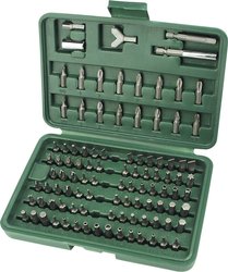 Bity w pudełku, różne rodzaje, 6,3 mm (1/4''), 100 szt.