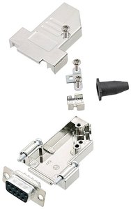 Zestaw listew żeńskich D-Sub encitech DTSL09-SJSRG-S-DBS-K 6355-0090-11, rzędy: 2, styki: 9, 45 °, 1 szt.