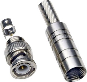 Złącze BNC BKL Electronic 0401280 0401280 złącze męskie proste 50 Ω 1 szt.