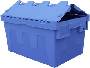 Skrzynia z pokrywą VISO  DSW5536  (S x W x G) 600 x 320 x 400 mm niebieski 1 szt.