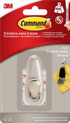 Command ™ Mały metalowy haczyk ''klasyczny'' Hak samoprzylepny 3M  FC11-BNFGN 1 szt.