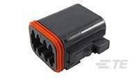 Obudowa złącza pin żeńskiego na kabel TE Connectivity DT06-08SB-C015, wire-to-wire, piny: 8, 1 szt.