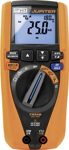 Multimetr, Tester RCD HT Instruments JUPITER CAT IV 600 V, CAT III 690 V Kalibracja (ISO)
