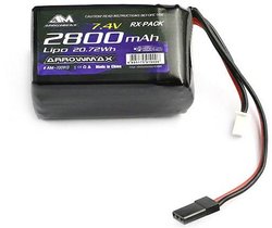 Akumulator do odbiornika (LiPo) ArrowMax AM-700913 7.4 V 2800 mAh Hump JR