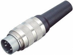 Wtyk kablowy Binder 99-2025-02-07, ekranowany, 7 pin, 125 V, do lutowania, M16, IP40