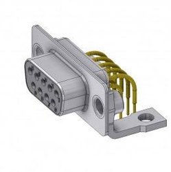 Złącze żeńskie D-Sub Deltron Connectors DTS09SYC/2M46UN, rzędy: 2, styki: 9, 90 °, 1 szt.