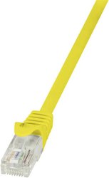 kabel LAN LogiLink CP2097U, 1 szt., RJ45, CAT 6, U/UTP, 10.00 m, żółty
