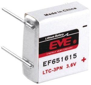 Bateria LTC-3PN EVE, 3.6 V, 400 mAh, litowe, U-piny do lutowania, 1 szt.