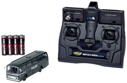 Samochód RC dla początkujących Carson Modellsport 1:87 MB Bus O 302 Polizei 2.4G 100% RTR, 1:87, 100% RtR