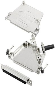 Zestaw listew żeńskich D-Sub TRU COMPONENTS TCD45ZF37DBSK 7709304, rzędy: 2, styki: 37, 45 °, 1 szt.