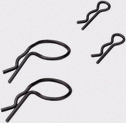 Zapinki do karoserii - zestaw Tamiya 50197 1:10 15 szt.