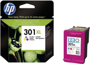Tusz HP 301XL, CH564EE, oryginalny, kolor