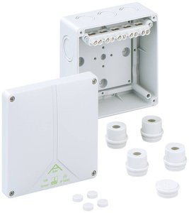 Puszka instalacyjna Spelsberg Abox 100-10², IP65, (D x S x W) 140 x 140 x 79 mm, szary, 1 szt.