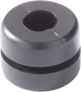 Przepusty HellermannTyton, HV1212-PVC-BK-N1, 633-02120, (Ø x W) 9 mm x 7 mm, czarny, 1 szt.