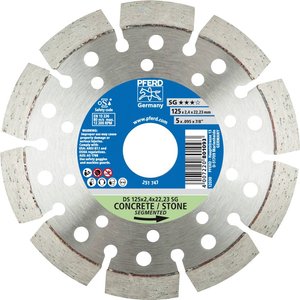 PFERD 68000042 Ds Sg Tarcza tnąca diamentowa Średnica 125 mm Średnica otworu 22.23 mm  1 szt.