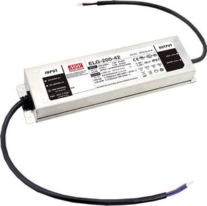 Mean Well ELG-200-12AB-3Y Sterownik LED  Stałonapięciowy 192 W 8 - 16 A 11.2 - 12.8 V/DC Funkcja ściemniania 3 w 1, Montaż w strefach zagrożonych wybuchem, Możlowość stosowania w meblach, Outdoor, Układ PFC, Ściemniacz, Regulowany, Zabezpieczenie przed pr