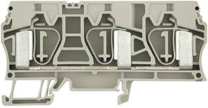 Przejściowe zaciski szeregowe ZDU beżowe Weidmüller ZDU 16/3AN 1768320000-1 1 szt.