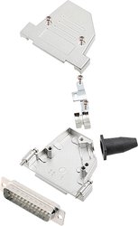 Zestaw listew męskich D-Sub encitech DTSL37-SJSRG-S-DBP-W-K 6355-8090-04, rzędy: 2, styki: 37, 45 °, 1 szt.