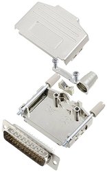 Zestaw listew męskich D-Sub encitech DPPK25-M-HDP44-W-K 6355-8014-03, rzędy: 3, styki: 44, 180 °, 1 szt.