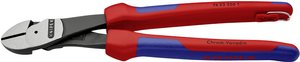 Szczypce boczne wzmocnione Knipex 74 22 250 T, 250 mm, 64 HRC, do warsztatu