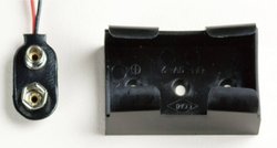 Komora baterii Takachi BH9V2 1 x Blok. 9 V , złącze zatrzaskowe, kabel, (D x S x W) 49.3 x 29.2 x 20 mm
