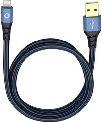 Kabel Apple iPad/iPhone/iPod Oehlbach USB Plus LI 9324 [1x złącze męskie USB-A 2.0 - 1x złącze męskie Lightning] 3.00 m