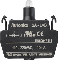 TRU COMPONENTS  Typ pojedynczy blok LED / 110 V, 240 V / niebieski TRU COMPONENTS SA-LAB Element LED   niebieski  110 V, 240 V 1 szt.