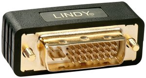 Przejściówka, adapter DVI LINDY 41099, [1x złącze męskie DVI 24+5-pin - 1x złącze żeńskie DVI 29-pin]