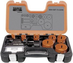 Zestaw otwornic Bahco  3834-SET-73-22/68  1 szt.