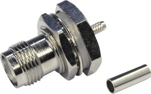 Złącze TNC odwrócone Telegärtner J01011R0007 J01011R0007 złącze żeńskie do wbudowania 50 Ω 1 szt.
