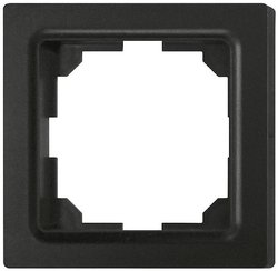 Ramka uniwersalna pojedyncza wewnętrzna 55x55mm antracyt mat E-Design55 Ramka Eltako 30055788, antracytowy