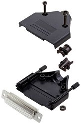 Zestaw listew żeńskich D-Sub encitech DTPK-P-25-HDS44-W-K 6355-8053-13, rzędy: 3, styki: 44, 180 °, 1 szt.