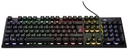 SureFire KingPin X2 Multimedialna metalowa klawiatura gamingowa RGB Klawiatura gamingowa Surefire Gaming KingPin X2 AZERTY