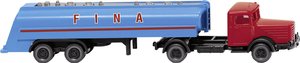 Model ciężarówki Wiking 098242 N Büssing 8000 przyczepa cysterna