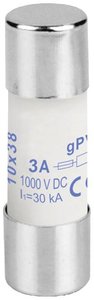 Bezpiecznik Weidmüller FUSE 10X38 3A 1000 VDC GPV 2783180000, 1000 V/DC, 3 A, 10.3 mm x 38 mm , 10 szt.