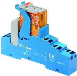 Przekaźnik sprzęgający, serii 4C z zaciskami Push-in Finder 4C.P1.8.230.0060 Blok bramy LED