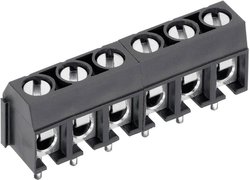 Gniazdo zakręcane AK500 RM 5,0, szare, 4-pin