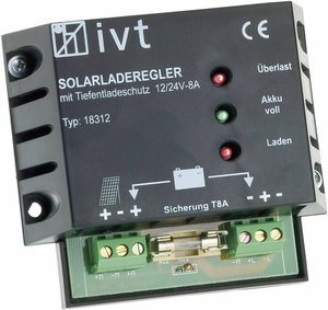 Regulator solarny 12/24 V 20 A Regulator solarny 12/24 V 8 A
