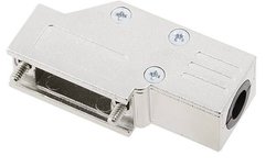 Obudowa złącza D-SUB encitech DCMR09-FK-K 6560-0501-01, metal, 90 °, 1 szt.