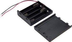 Komora baterii TRU COMPONENTS SBH441A 4 x AAA, Kabel