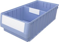 Skrzynka magazynowa VISO TR 5214 (S x W x G) 234 x 140 x 500 mm niebieski 1 szt.