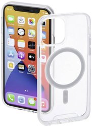 Hama MagCase Safety Cover Apple iPhone 12, iPhone 12 Pro przeźroczysty Kompatybilny z MagSafe
