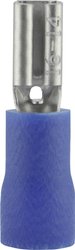 Konektor żeński, częściowa izolacja, 2.8x0.5 mm, 1.5-2.5 mm2, niebieski