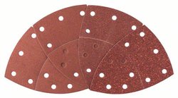 Zestaw arkuszy ściernych do szlifierek uniwersalnych, 25-częściowy, 11 otworów, 102 x 62 mm, 40 - 180 Papier ścierny do multinarzędzia, zestaw Bosch Accessories  2607017112 102 mm 1 zest.