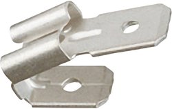 Konektor płaski męski Klauke 725 Szerokość pokrycia: 6.3 mm Grubość pokrycia: 0.8 mm 15 ° Bez izolacji metal 1 szt.