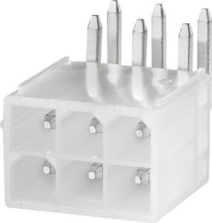 Listwa kołkowa, męska, standardowa TE Connectivity VAL-U-LOK 1-1586041-8, wire-to-board, piny: 18, 5 A, 1 szt.