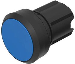 EAO 45-2131.1160.000 Siłownik przyciskowy serii 45, niebieski, chwilowy Przycisk eao 45-2131.1160.000, 22.50 mm, 1 szt.