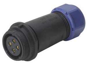 Złącza wtykowe IP68 seria SP2111 / S 4 I. Weipu SP2111 / S 4 I, 1 szt.