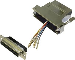 Adapter BKL Electronic 10121132 złącze żeńskie D-SUB 25-pin - złącze żeńskie RJ45